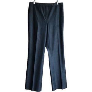 INC Denim-look gray dress trousers business casual MATCHES JACKET IN CLOSET